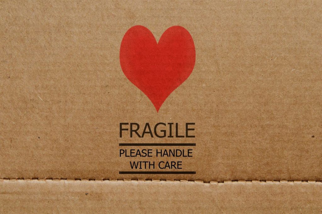 Fragile - please handle with care.